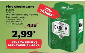 Netto Piwo okocim jasne okocimskie oferta