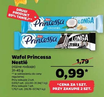 Netto Wafelel zebra princessa longa oferta