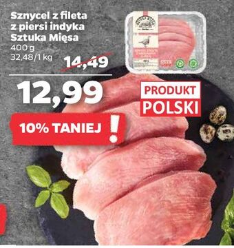Netto Sznycel z fileta piersi indyka sztuka mięsa netto oferta