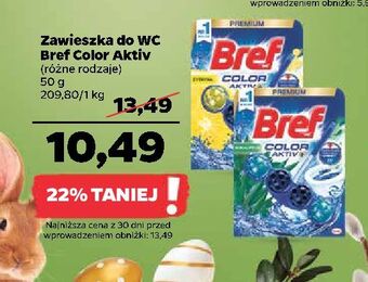 Netto Zawieszka do wc eukaliptus bref color aktiv (wcześniej blue active) oferta