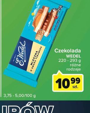 Globi Czekolada mleczna o smaku tiramisu e. wedel oferta