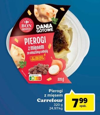 Carrefour Pierogi z mięsem ze smażoną cebulką carrefour bon appetit! oferta