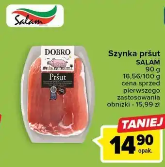 Carrefour Szynka prsut dobro oferta