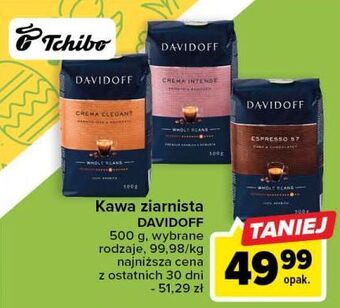 Carrefour Kawa davidoff cafe crema intense oferta