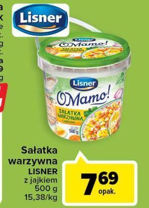 Carrefour Sałatka warzywna z jajkiem lisner o mamo! oferta