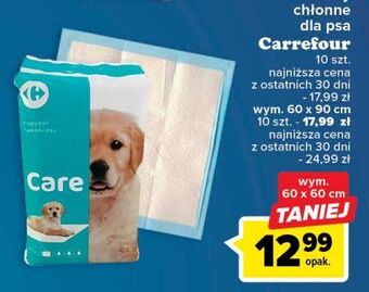 Carrefour Mata chłonna dla zwierząt 60 x cm carrefour oferta