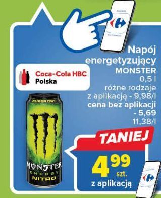 Carrefour Napoj energetyczny monster energy nitro oferta