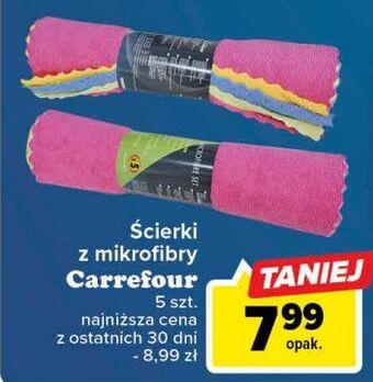 Carrefour Ściereczki z mikrofibry carrefour oferta