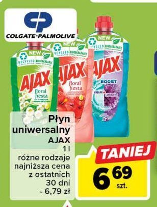 Carrefour Płyn do mycia ocet & lawenda ajax boost oferta