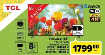 Carrefour Telewizor 55 led 55p635 tcl oferta