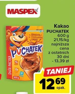 Carrefour Napój kakaowy puchatek oferta