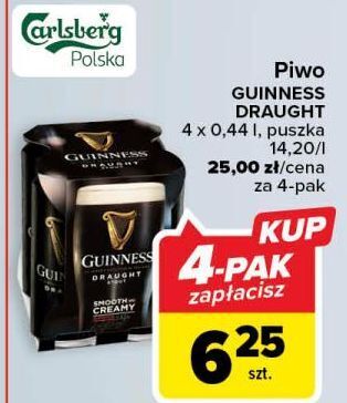Carrefour Piwo guinness draught oferta