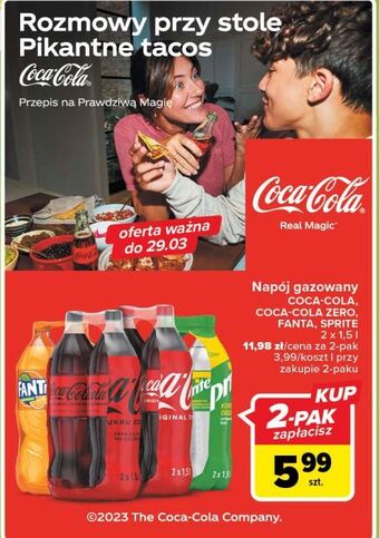 Carrefour Napój pomarańczowy fanta oferta