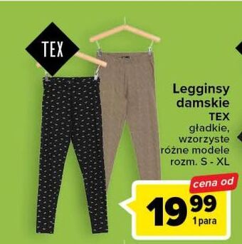 Carrefour Legginsy damskie s-xl tex oferta