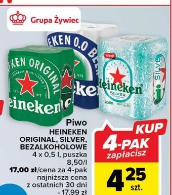 Carrefour Piwo heineken 0.0% oferta