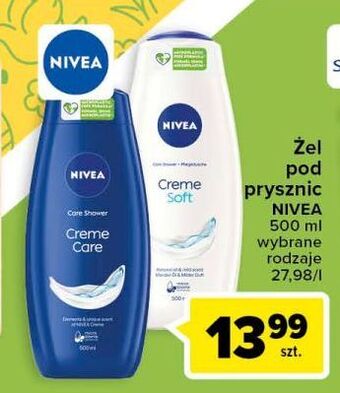 Carrefour Żel pod prysznic nivea creme care oferta