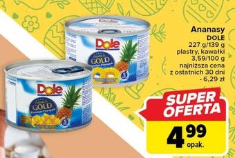 Carrefour Ananas plastry dole oferta