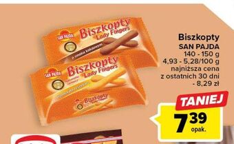 Carrefour Biszkopty lady fingers kakao san pajda oferta