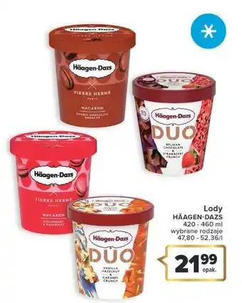 Carrefour Lody belgian chocolate haagen-dazs oferta