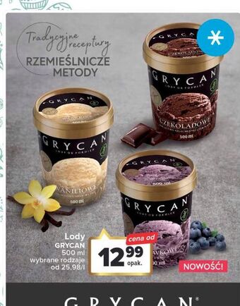 Carrefour Lody czekoladowe grycan oferta