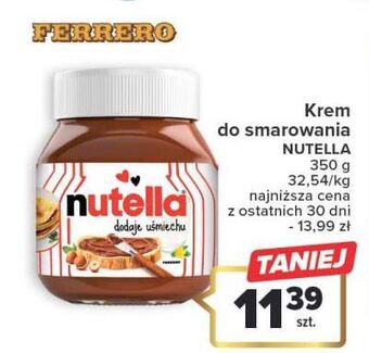 Carrefour Krem czekoladowo-orzechowy nutella oferta