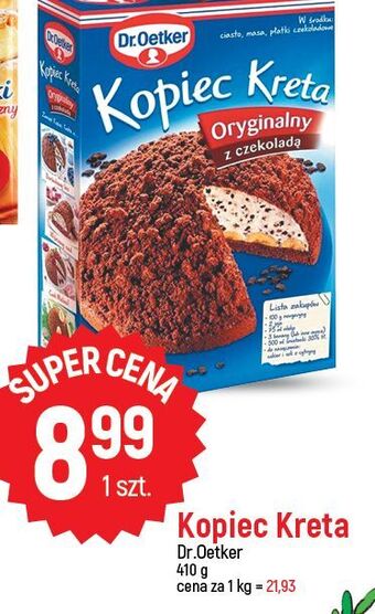 Kopiec kreta dr. oetker