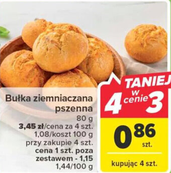 Carrefour Market Bułka ziemniaczana pszenna 80g oferta