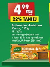 Biedronka Bulionetka drobiowa knorr oferta
