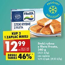 Biedronka Steki rybne z fileta frosta oferta