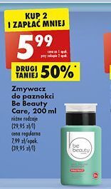 Biedronka Zmywacz do paznokci protect be beauty oferta