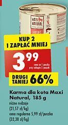 Biedronka Karma dla kota łosoś z wątróbką kurczaka maxi natural oferta