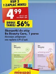 Biedronka Skarpety pielęgnacyjne do stóp be beauty care oferta