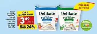 Biedronka Serek śmietankowy klasyczny delikate oferta