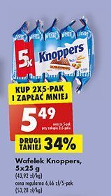 Biedronka Wafelek knoppers oferta