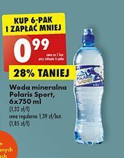 Biedronka Woda niegazowana polaris sport oferta