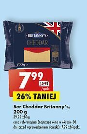 Biedronka Ser cheddar britanny's oferta