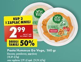 Biedronka Hummus pomidorowy govege oferta