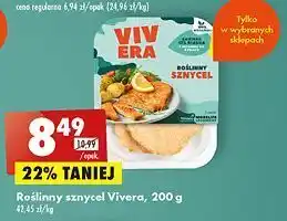 Biedronka Sznycel w panierce vivera vegan oferta