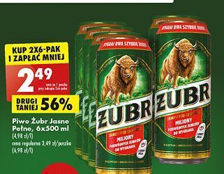 Biedronka Piwo żubr 1768 oferta