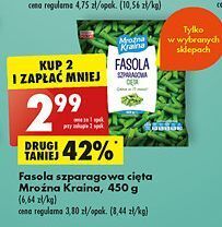 Biedronka Fasolka szparagowa zielona mroźna kraina oferta