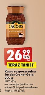 Biedronka Kawa jacobs cronat gold oferta