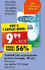 Biedronka Tabletki do czyszczenia protez corega tabs oferta