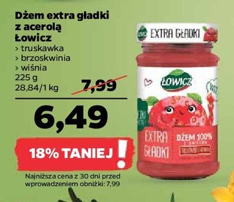 Netto Dżem extra gładki truskawkowy oferta