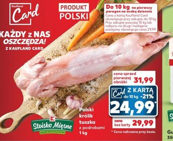 Kaufland Polski królik tuszka 1kg oferta