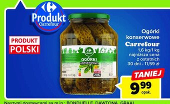 Carrefour Ogórki konserwowe oferta