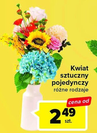Carrefour Kwiat sztuczny pojedynczy oferta