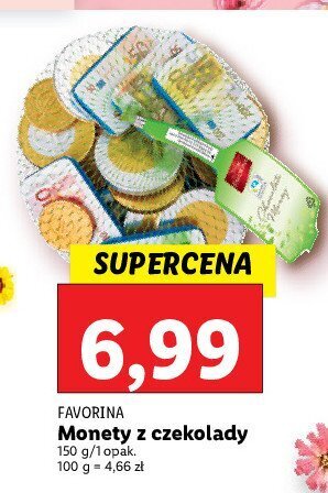 Lidl Monety z czekolady oferta