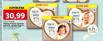 Lidl Pieluchomajtki 6 extra large oferta