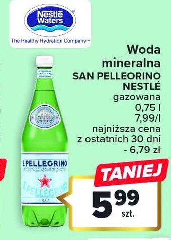 Carrefour Woda gazowana oferta