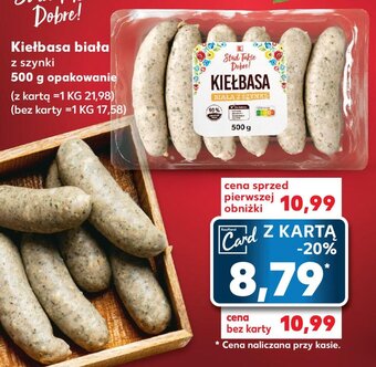Kaufland Kiełbasa biała z szynki 500g oferta